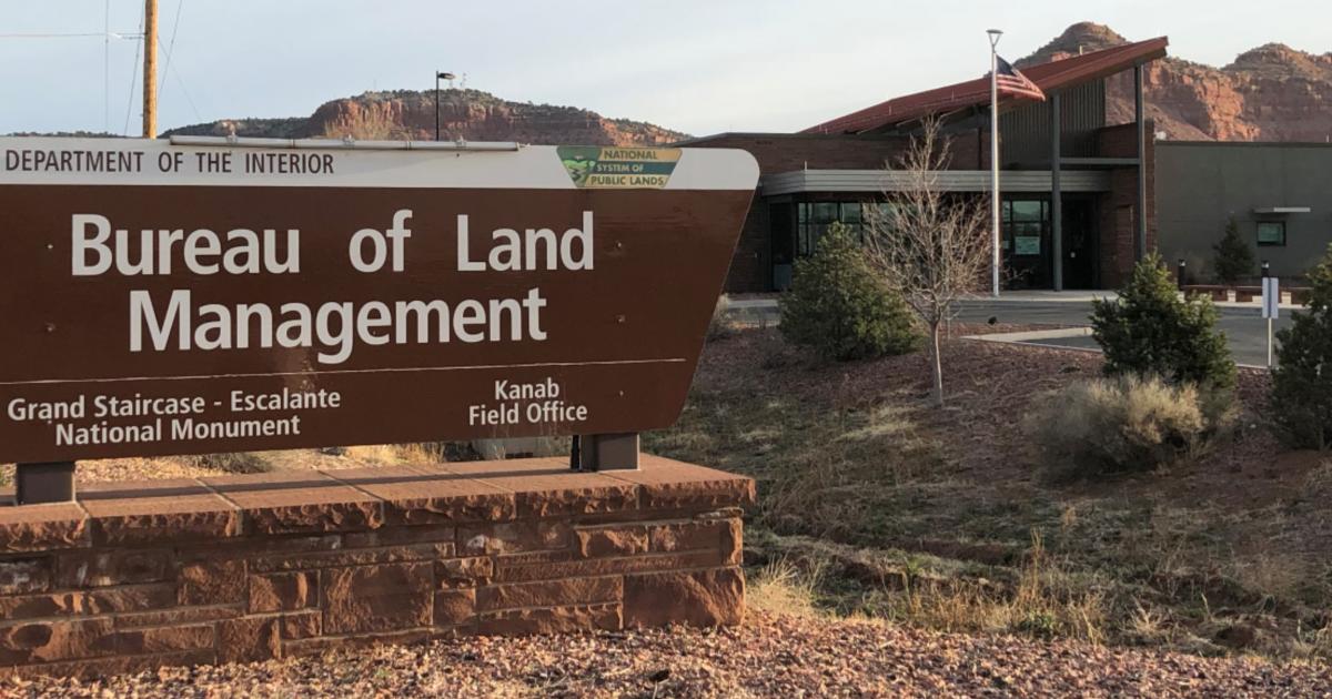 Utah Kanab Field Office BUREAU OF LAND MANAGEMENT